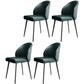 Modern Style Parsons Side Chair Faux Leather Indoor Dining Chair Green 4 Piece Set Clearhalo 'Dining Chairs' 'Dining Tables & Seating' 'dining_chair' 'furn' 'furn_dining_chair' 'Furniture' 'furniture_dining_chair' 'Kitchen & Dining Furniture' 4963325