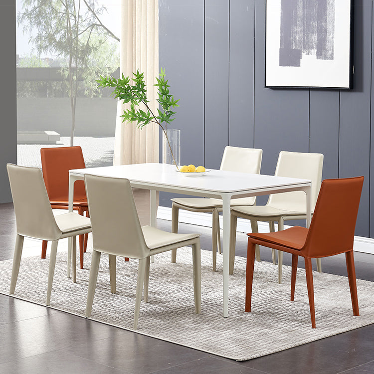 Modern Style Side Chair Faux Leather Dining Chair for Dining Room Clearhalo 'Dining Chairs' 'Dining Tables & Seating' 'dining_chair' 'furn' 'furn_dining_chair' 'Furniture' 'furniture_dining_chair' 'Kitchen & Dining Furniture' 4963366