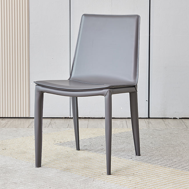 Modern Style Side Chair Faux Leather Dining Chair for Dining Room Clearhalo 'Dining Chairs' 'Dining Tables & Seating' 'dining_chair' 'furn' 'furn_dining_chair' 'Furniture' 'furniture_dining_chair' 'Kitchen & Dining Furniture' 4963376