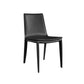 Modern Style Side Chair Faux Leather Dining Chair for Dining Room Black 1 Piece Clearhalo 'Dining Chairs' 'Dining Tables & Seating' 'dining_chair' 'furn' 'furn_dining_chair' 'Furniture' 'furniture_dining_chair' 'Kitchen & Dining Furniture' 4963379