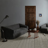 Velvet Pillow Top Arm Sofa 38.5"W with Tight Back Stain Resistant Sofa Clearhalo 'furn' 'furn_sofas' 'Furniture' 'furniture_sofas' 'Living Room Furniture' 'Sofa' 'sofas' 4963448