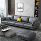 36" High Modern Faux Leather Square Arm Standard Sofa with Bolster Pillows for Living Room Clearhalo 'furn' 'furn_sofas' 'Furniture' 'furniture_sofas' 'Living Room Furniture' 'Sofa' 'sofas' 4963555