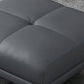 36" High Modern Faux Leather Square Arm Standard Sofa with Bolster Pillows for Living Room Clearhalo 'furn' 'furn_sofas' 'Furniture' 'furniture_sofas' 'Living Room Furniture' 'Sofa' 'sofas' 4963562
