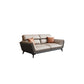 33.46" H Flared Arm Modern Sofa with Sewn Pillow Back Metal Legs Sofa 65"L x 35.5"W x 33"H Clearhalo 'furn' 'furn_sofas' 'Furniture' 'furniture_sofas' 'Living Room Furniture' 'Sofa' 'sofas' 4963617
