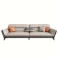 33.46" H Flared Arm Modern Sofa with Sewn Pillow Back Metal Legs Sofa Clearhalo 'furn' 'furn_sofas' 'Furniture' 'furniture_sofas' 'Living Room Furniture' 'Sofa' 'sofas' 4963622