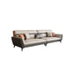 33.46" H Flared Arm Modern Sofa with Sewn Pillow Back Metal Legs Sofa 110"L x 35.5"W x 33"H Clearhalo 'furn' 'furn_sofas' 'Furniture' 'furniture_sofas' 'Living Room Furniture' 'Sofa' 'sofas' 4963624