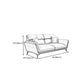 33.46" H Flared Arm Modern Sofa with Sewn Pillow Back Metal Legs Sofa Clearhalo 'furn' 'furn_sofas' 'Furniture' 'furniture_sofas' 'Living Room Furniture' 'Sofa' 'sofas' 4963632