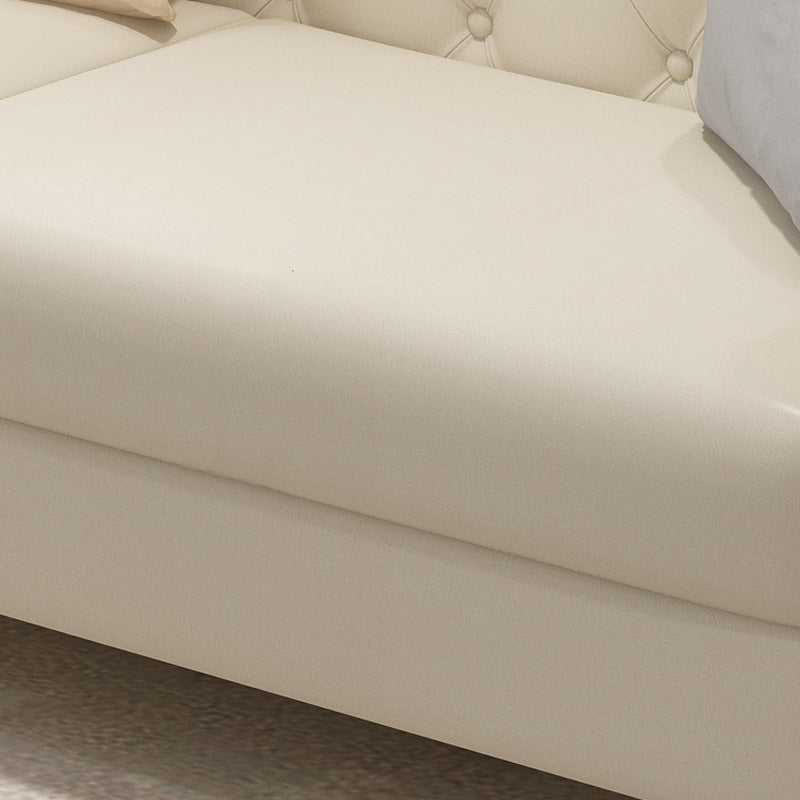 Tufted Split-Back Tuxedo Arm Chesterfield Sofa for Living Room, Apartment Clearhalo 'furn' 'furn_sofas' 'Furniture' 'furniture_sofas' 'Living Room Furniture' 'Sofa' 'sofas' 4963656