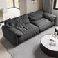 Beach Tight Back Standard Sofa 29.53"High Pillow Top Arm Sofa, Black 102"L x 39.5"W x 31.5"H Clearhalo 'furn' 'furn_sofas' 'Furniture' 'furniture_sofas' 'Living Room Furniture' 'Sofa' 'sofas' 4963670