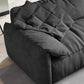 Beach Tight Back Standard Sofa 29.53"High Pillow Top Arm Sofa, Black Clearhalo 'furn' 'furn_sofas' 'Furniture' 'furniture_sofas' 'Living Room Furniture' 'Sofa' 'sofas' 4963676