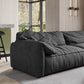 Beach Tight Back Standard Sofa 29.53"High Pillow Top Arm Sofa, Black Clearhalo 'furn' 'furn_sofas' 'Furniture' 'furniture_sofas' 'Living Room Furniture' 'Sofa' 'sofas' 4963677