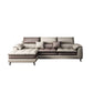 Faux leather High Back Pillow Top Arm Sofa and Sectional with Stain-Resistant Clearhalo 'furn' 'furn_sectionals' 'Furniture' 'furniture_sectionals' 'Living Room Furniture' 'Sectionals' 4963794