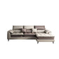 Faux leather High Back Pillow Top Arm Sofa and Sectional with Stain-Resistant Clearhalo 'furn' 'furn_sectionals' 'Furniture' 'furniture_sectionals' 'Living Room Furniture' 'Sectionals' 4963796