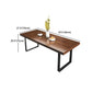 Industrial Style 1/2/3/5/7 Pieces Dining Set Solid Wood Dining Table and Chairs Clearhalo 'Dining Room Sets' 'Dining Tables & Seating' 'dining_room_set' 'furn' 'furn_dining_room_set' 'Furniture' 'furniture_dining_room_set' 'Kitchen & Dining Furniture' 4965450