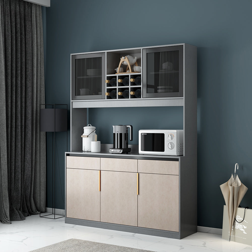 Wood Living Room Sideboard Cabinet Modern Credenza with Drawers and Storages Clearhalo 'buffet_sideboard' 'Buffets & Sideboards' 'furn' 'furn_buffet_sideboard' 'Furniture' 'furniture_buffet_sideboard' 'Kitchen & Dining Furniture' 4965509