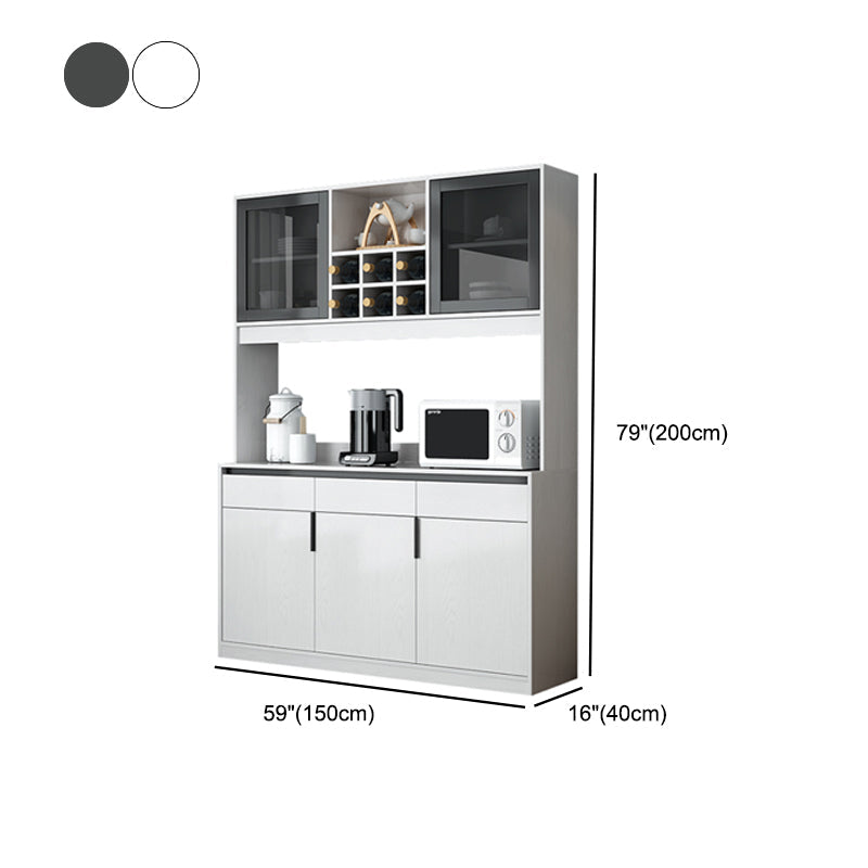 Wood Living Room Sideboard Cabinet Modern Credenza with Drawers and Storages Clearhalo 'buffet_sideboard' 'Buffets & Sideboards' 'furn' 'furn_buffet_sideboard' 'Furniture' 'furniture_buffet_sideboard' 'Kitchen & Dining Furniture' 4965525