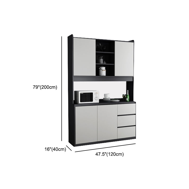 Wood Living Room Sideboard Cabinet Modern Credenza with Drawers and Storages Clearhalo 'buffet_sideboard' 'Buffets & Sideboards' 'furn' 'furn_buffet_sideboard' 'Furniture' 'furniture_buffet_sideboard' 'Kitchen & Dining Furniture' 4965526