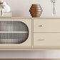 Rattan Living Room Sideboard Cabinet Modern Credenza with Storage and Drawer Clearhalo 'buffet_sideboard' 'Buffets & Sideboards' 'furn' 'furn_buffet_sideboard' 'Furniture' 'furniture_buffet_sideboard' 'Kitchen & Dining Furniture' 4965580