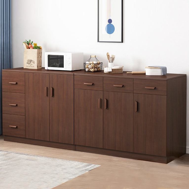 Wood Living Room Sideboard Cabinet Modern Credenza with Storage and Drawer Clearhalo 'buffet_sideboard' 'Buffets & Sideboards' 'furn' 'furn_buffet_sideboard' 'Furniture' 'furniture_buffet_sideboard' 'Kitchen & Dining Furniture' 4965595