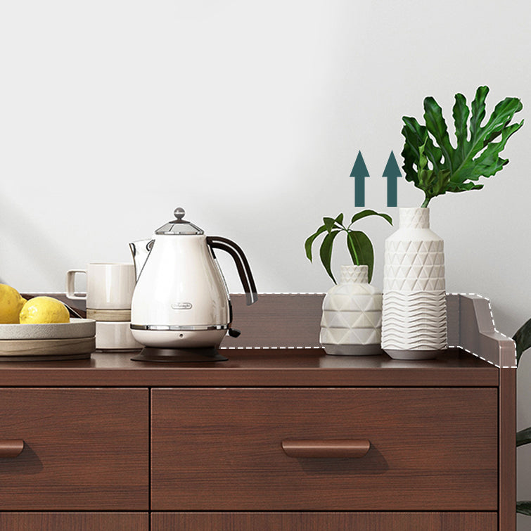 Wood Living Room Sideboard Cabinet Modern Credenza with Storage and Drawer Clearhalo 'buffet_sideboard' 'Buffets & Sideboards' 'furn' 'furn_buffet_sideboard' 'Furniture' 'furniture_buffet_sideboard' 'Kitchen & Dining Furniture' 4965606