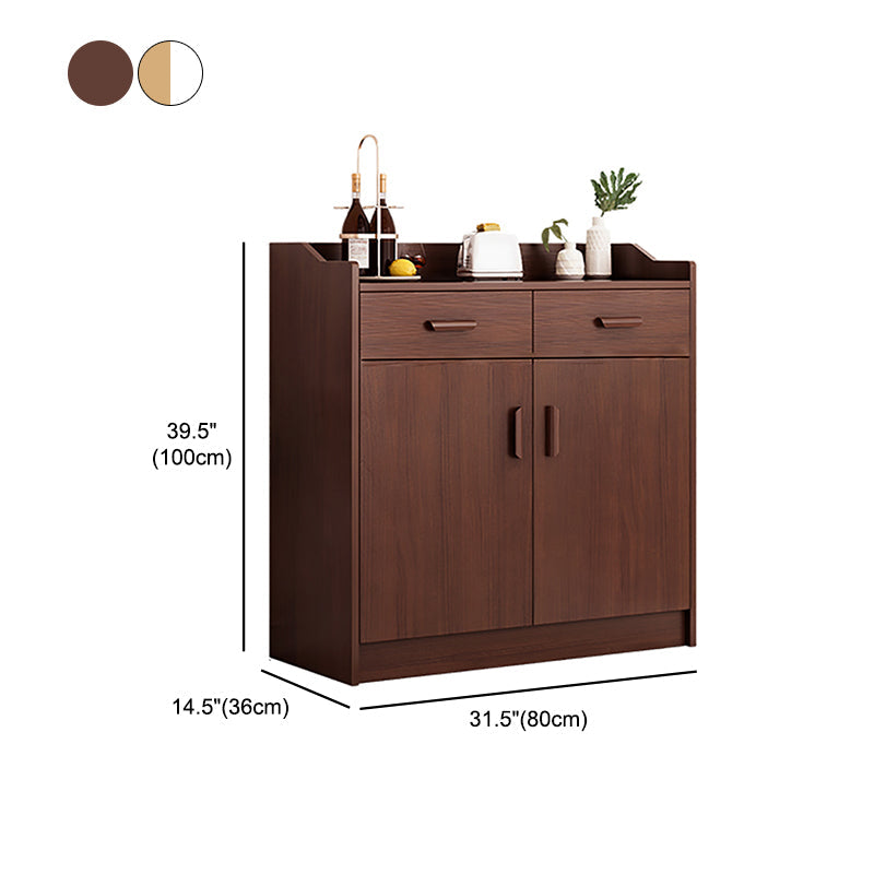 Wood Living Room Sideboard Cabinet Modern Credenza with Storage and Drawer Clearhalo 'buffet_sideboard' 'Buffets & Sideboards' 'furn' 'furn_buffet_sideboard' 'Furniture' 'furniture_buffet_sideboard' 'Kitchen & Dining Furniture' 4965609