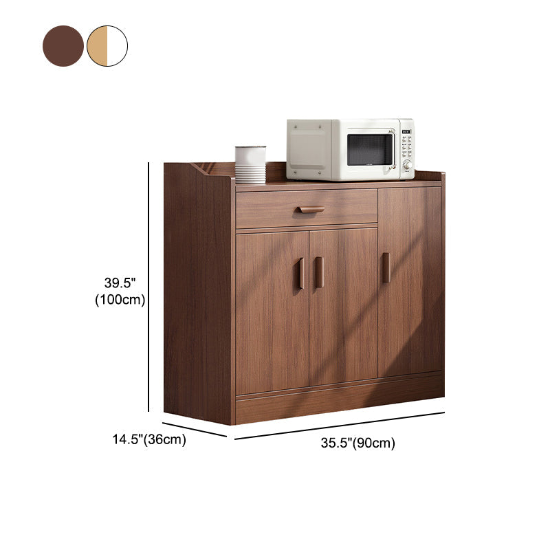 Wood Living Room Sideboard Cabinet Modern Credenza with Storage and Drawer Clearhalo 'buffet_sideboard' 'Buffets & Sideboards' 'furn' 'furn_buffet_sideboard' 'Furniture' 'furniture_buffet_sideboard' 'Kitchen & Dining Furniture' 4965610