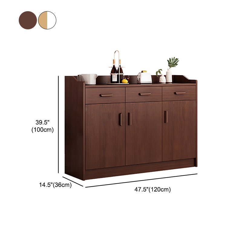 Wood Living Room Sideboard Cabinet Modern Credenza with Storage and Drawer Clearhalo 'buffet_sideboard' 'Buffets & Sideboards' 'furn' 'furn_buffet_sideboard' 'Furniture' 'furniture_buffet_sideboard' 'Kitchen & Dining Furniture' 4965611