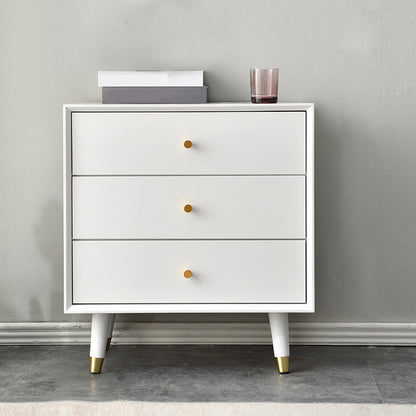 Simple Style multi Drawer Buffet Table Wood Kitchen Table for Living Room White 3 Clearhalo 'buffet_sideboard' 'Buffets & Sideboards' 'furn' 'furn_buffet_sideboard' 'Furniture' 'furniture_buffet_sideboard' 'Kitchen & Dining Furniture' 4965620