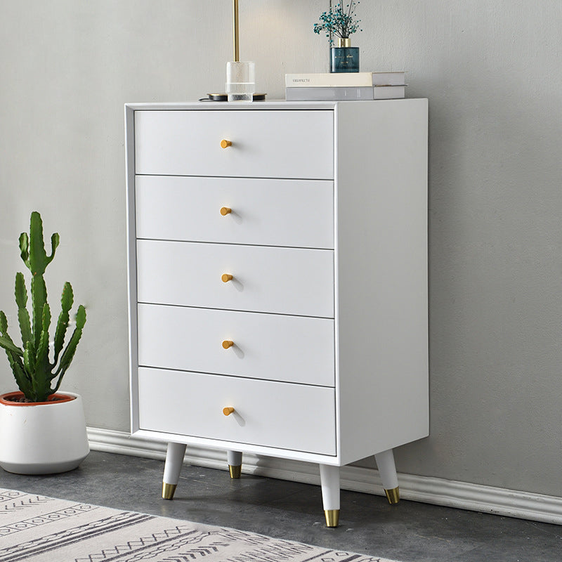 Simple Style multi Drawer Buffet Table Wood Kitchen Table for Living Room White 5 Clearhalo 'buffet_sideboard' 'Buffets & Sideboards' 'furn' 'furn_buffet_sideboard' 'Furniture' 'furniture_buffet_sideboard' 'Kitchen & Dining Furniture' 4965623