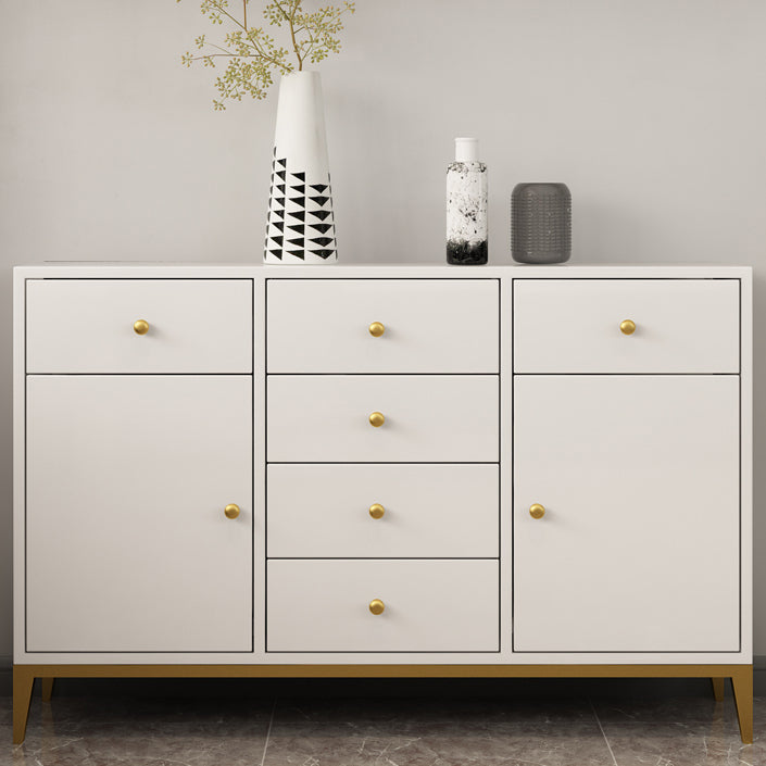 Pine Wood Kitchen Sideboard Cabinet Modern Credenza with Drawer and Storage Clearhalo 'buffet_sideboard' 'Buffets & Sideboards' 'furn' 'furn_buffet_sideboard' 'Furniture' 'furniture_buffet_sideboard' 'Kitchen & Dining Furniture' 4965824