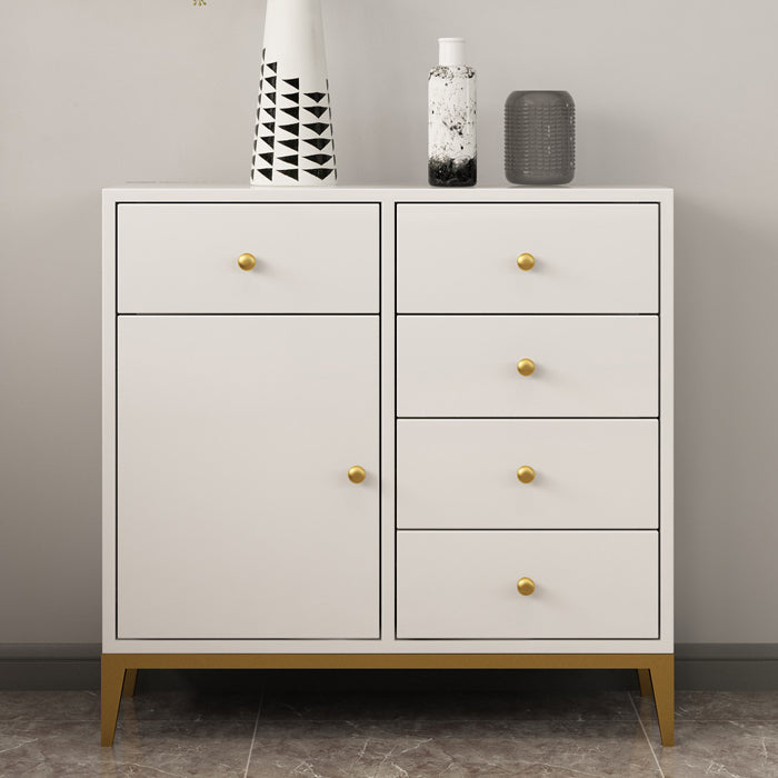 Pine Wood Kitchen Sideboard Cabinet Modern Credenza with Drawer and Storage Clearhalo 'buffet_sideboard' 'Buffets & Sideboards' 'furn' 'furn_buffet_sideboard' 'Furniture' 'furniture_buffet_sideboard' 'Kitchen & Dining Furniture' 4965826