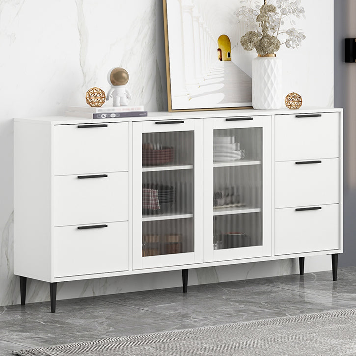 Living Room 32-inch Height Sideboard Contemporary Style Artificial Wood Cupboard Clearhalo 'buffet_sideboard' 'Buffets & Sideboards' 'furn' 'furn_buffet_sideboard' 'Furniture' 'furniture_buffet_sideboard' 'Kitchen & Dining Furniture' 4965884