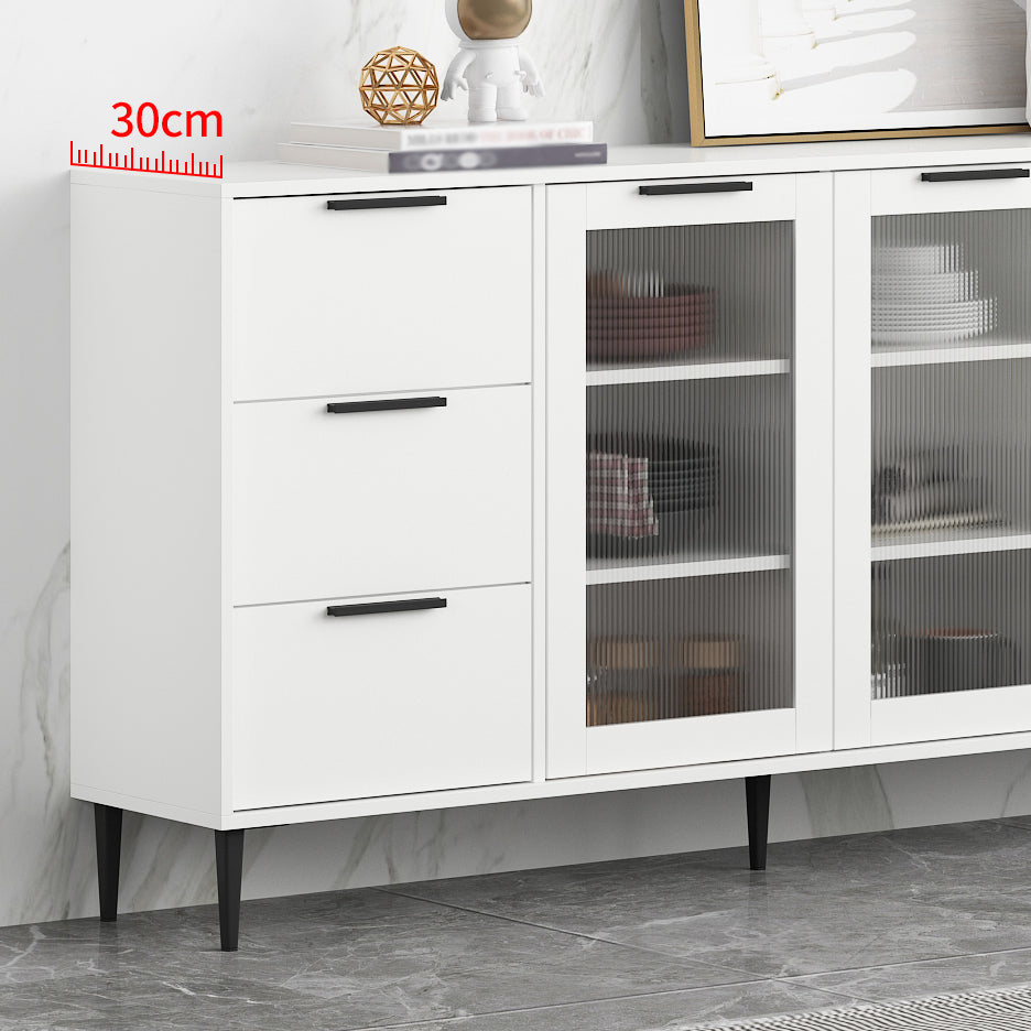 Living Room 32-inch Height Sideboard Contemporary Style Artificial Wood Cupboard Clearhalo 'buffet_sideboard' 'Buffets & Sideboards' 'furn' 'furn_buffet_sideboard' 'Furniture' 'furniture_buffet_sideboard' 'Kitchen & Dining Furniture' 4965899