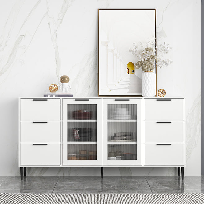 Living Room 32-inch Height Sideboard Contemporary Style Artificial Wood Cupboard Clearhalo 'buffet_sideboard' 'Buffets & Sideboards' 'furn' 'furn_buffet_sideboard' 'Furniture' 'furniture_buffet_sideboard' 'Kitchen & Dining Furniture' 4965902