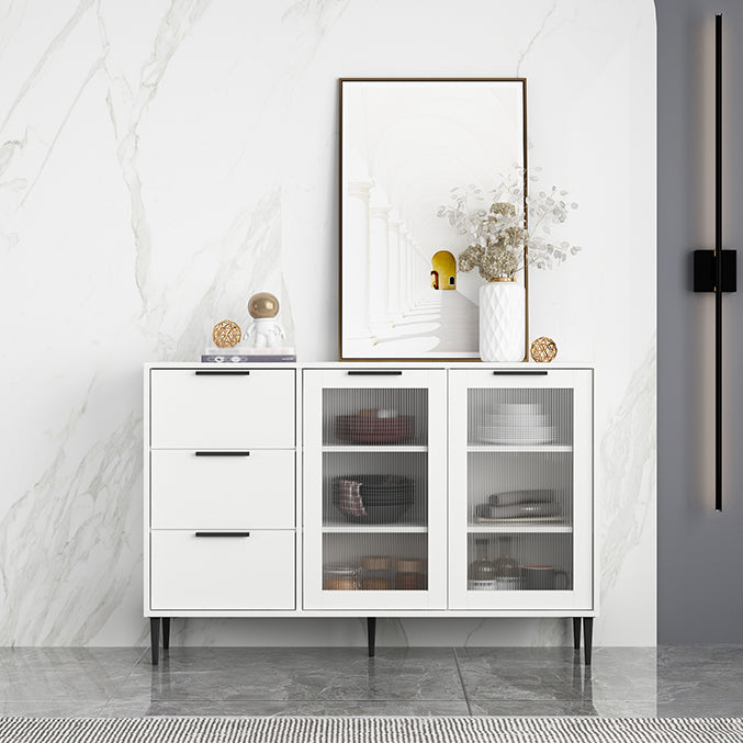 Living Room 32-inch Height Sideboard Contemporary Style Artificial Wood Cupboard Clearhalo 'buffet_sideboard' 'Buffets & Sideboards' 'furn' 'furn_buffet_sideboard' 'Furniture' 'furniture_buffet_sideboard' 'Kitchen & Dining Furniture' 4965906