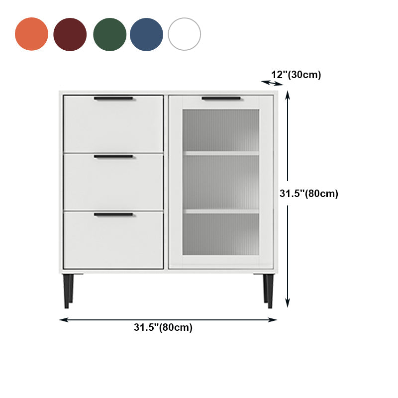 Living Room 32-inch Height Sideboard Contemporary Style Artificial Wood Cupboard Clearhalo 'buffet_sideboard' 'Buffets & Sideboards' 'furn' 'furn_buffet_sideboard' 'Furniture' 'furniture_buffet_sideboard' 'Kitchen & Dining Furniture' 4965916