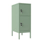 Iron Kitchen Sideboard Cabinet Modern Server Cabinet with Storage 13"L x 20"W x 34"H Green Clearhalo 'buffet_sideboard' 'Buffets & Sideboards' 'furn' 'furn_buffet_sideboard' 'Furniture' 'furniture_buffet_sideboard' 'Kitchen & Dining Furniture' 4965923