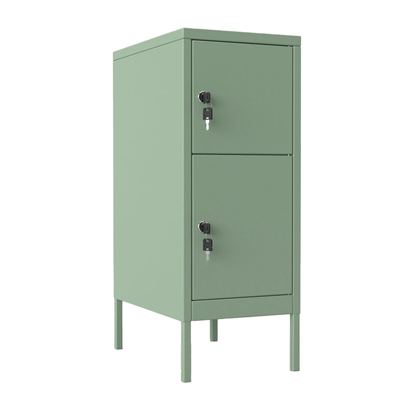 Iron Kitchen Sideboard Cabinet Modern Server Cabinet with Storage 13"L x 20"W x 34"H Green Clearhalo 'buffet_sideboard' 'Buffets & Sideboards' 'furn' 'furn_buffet_sideboard' 'Furniture' 'furniture_buffet_sideboard' 'Kitchen & Dining Furniture' 4965923