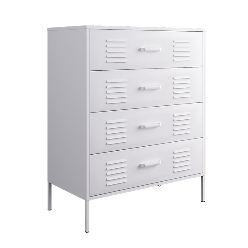 Iron Kitchen Sideboard Cabinet Modern Server Cabinet with Storage 31"L x 16"W x 39"H White Clearhalo 'buffet_sideboard' 'Buffets & Sideboards' 'furn' 'furn_buffet_sideboard' 'Furniture' 'furniture_buffet_sideboard' 'Kitchen & Dining Furniture' 4965930