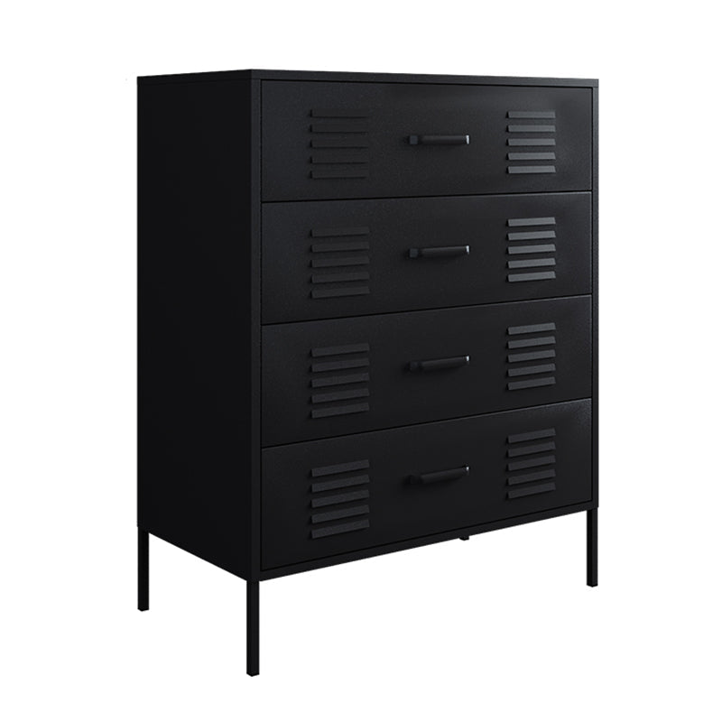 Iron Kitchen Sideboard Cabinet Modern Server Cabinet with Storage 31"L x 16"W x 39"H Black Clearhalo 'buffet_sideboard' 'Buffets & Sideboards' 'furn' 'furn_buffet_sideboard' 'Furniture' 'furniture_buffet_sideboard' 'Kitchen & Dining Furniture' 4965932