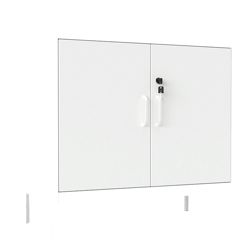 Iron Kitchen Sideboard Cabinet Modern Server Cabinet with Storage 35"L x 18"W x 34"H White Clearhalo 'buffet_sideboard' 'Buffets & Sideboards' 'furn' 'furn_buffet_sideboard' 'Furniture' 'furniture_buffet_sideboard' 'Kitchen & Dining Furniture' 4965937