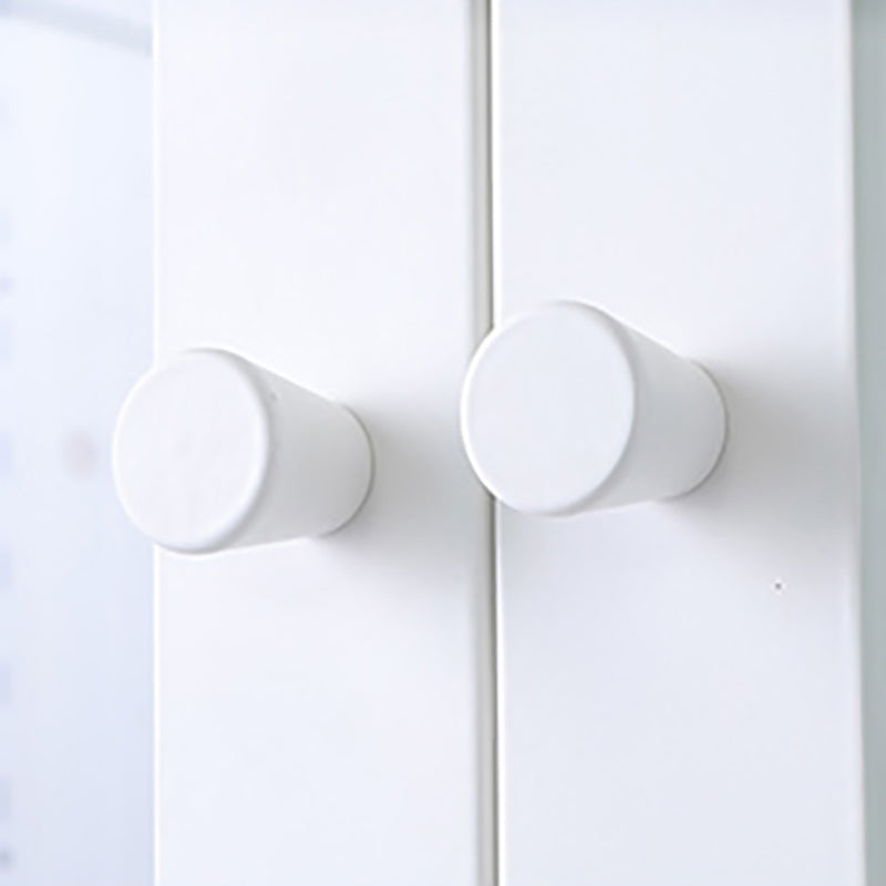 Steel Dining Room Sideboard Cabinet Modern Server Cabinet with Storage and Two Doors Clearhalo 'buffet_sideboard' 'Buffets & Sideboards' 'Furniture' 'furniture_buffet_sideboard' 'Kitchen & Dining Furniture' 4965989