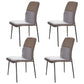 Designer Style 1/3/4/5 Pieces Dinette Set Sintered Stone Dining Room Set 4 Light Grey Chairs Clearhalo 'Dining Room Sets' 'Dining Tables & Seating' 'dining_room_set' 'furn' 'furn_dining_room_set' 'Furniture' 'furniture_dining_room_set' 'Kitchen & Dining Furniture' 4968380