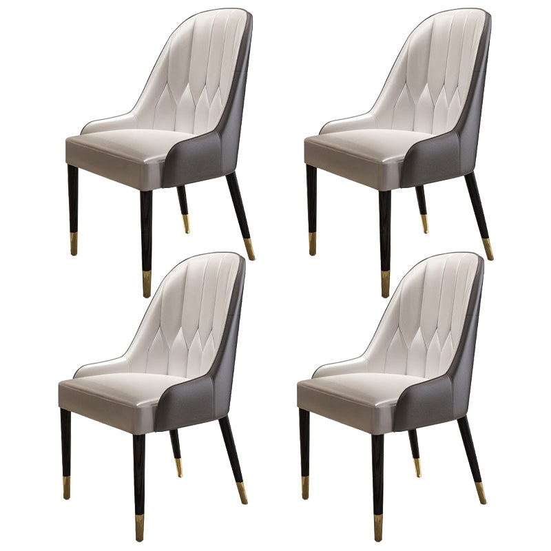 Designer Style 1/3/4/5 Pieces Dinette Set Sintered Stone Dining Room Set 4 White Chairs Clearhalo 'Dining Room Sets' 'Dining Tables & Seating' 'dining_room_set' 'furn' 'furn_dining_room_set' 'Furniture' 'furniture_dining_room_set' 'Kitchen & Dining Furniture' 4968385