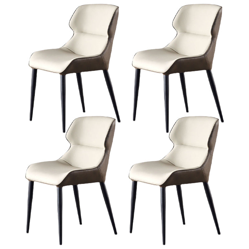 Designer Style 1/3/4/5 Pieces Dinette Set Sintered Stone Dining Room Set 4 Beige Chairs Clearhalo 'Dining Room Sets' 'Dining Tables & Seating' 'dining_room_set' 'furn' 'furn_dining_room_set' 'Furniture' 'furniture_dining_room_set' 'Kitchen & Dining Furniture' 4968386