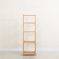 Ladder Shelf Bookcase Modern & Contemporary Bookshelf for Home Office Natural 17.5"L x 11.8"W x 57.1"H Clearhalo 'Bookcases' 'Furniture' 'furniture_bookcases' 'Office Furniture' 4969343