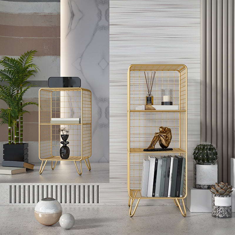 Modern Style Bookshelf Standard Vertical Closed Back Metal Bookcase Clearhalo 'Bookcases' 'furn' 'furn_bookcases' 'Furniture' 'furniture_bookcases' 'Office Furniture' 4969364