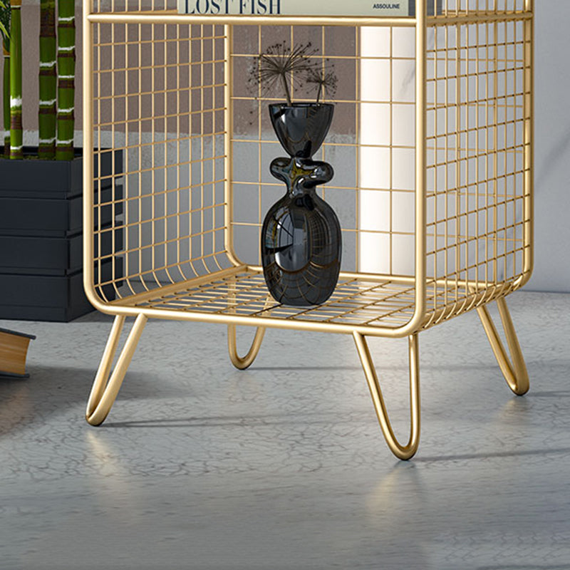 Modern Style Bookshelf Standard Vertical Closed Back Metal Bookcase Clearhalo 'Bookcases' 'furn' 'furn_bookcases' 'Furniture' 'furniture_bookcases' 'Office Furniture' 4969368