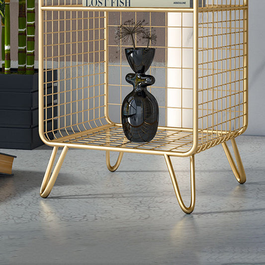 Modern Style Bookshelf Standard Vertical Closed Back Metal Bookcase Clearhalo 'Bookcases' 'furn' 'furn_bookcases' 'Furniture' 'furniture_bookcases' 'Office Furniture' 4969368