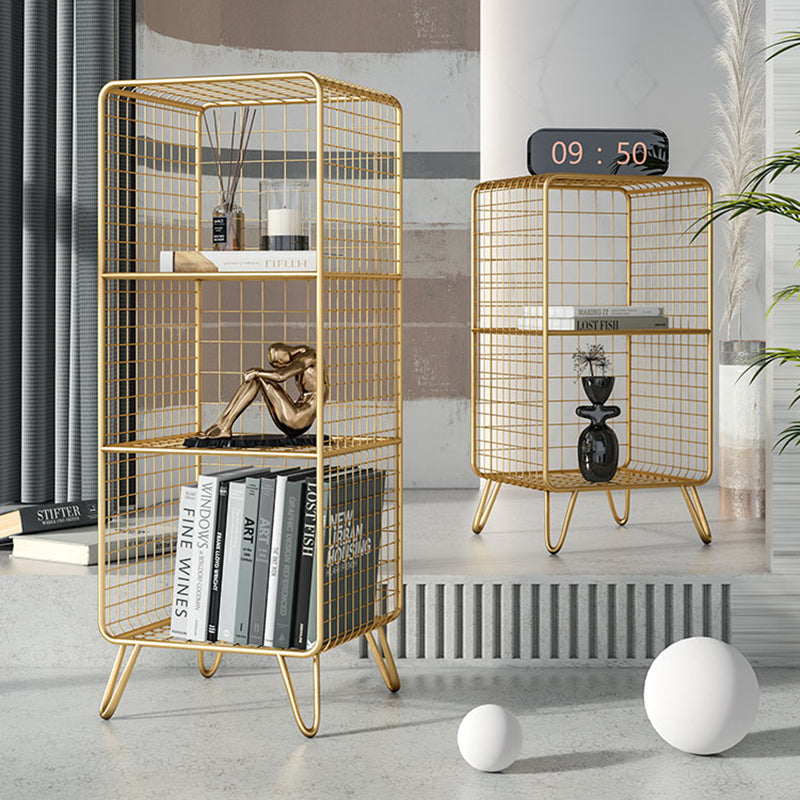 Modern Style Bookshelf Standard Vertical Closed Back Metal Bookcase Clearhalo 'Bookcases' 'furn' 'furn_bookcases' 'Furniture' 'furniture_bookcases' 'Office Furniture' 4969369